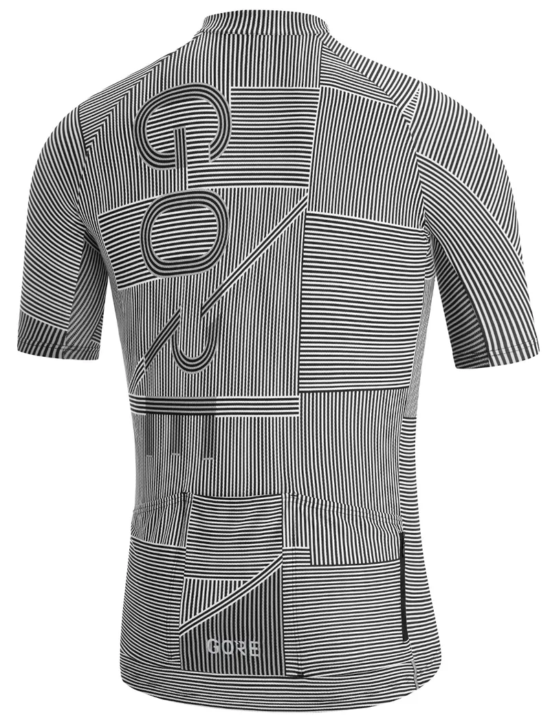 Gore C3 Line Brand SS Jersey White/Black-1