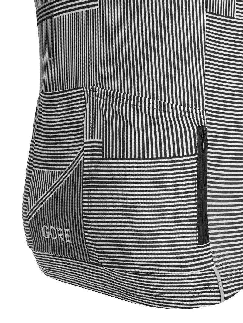 Gore C3 Line Brand SS Jersey White/Black-4