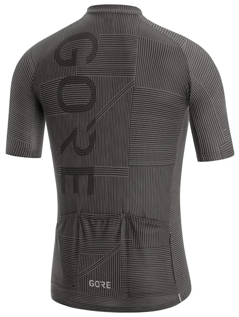 Gore C3 Line Brand SS Jersey Black/Graphite Grey-1