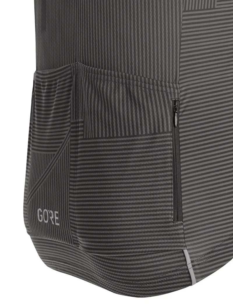 Gore C3 Line Brand SS Jersey Black/Graphite Grey-4