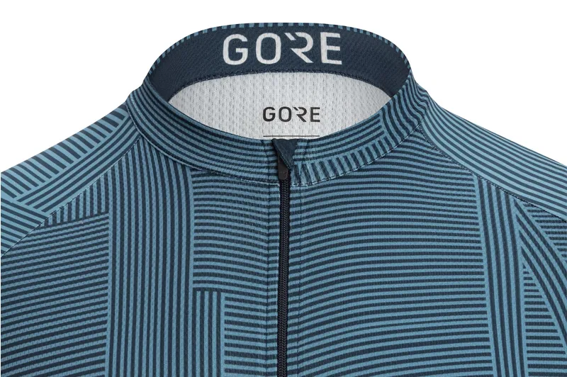 Gore C3 Line Brand SS Jersey Deep Water Blue/Orbit Blue-2