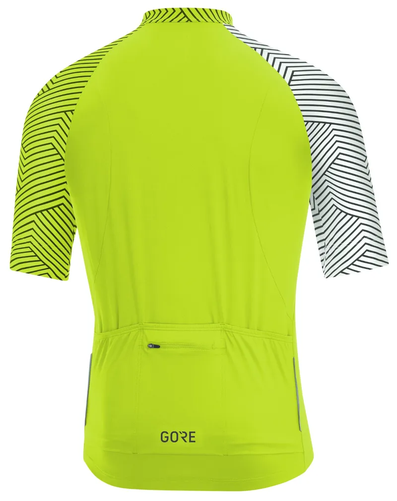 Gore C5 SS Jersey Citrus Green/White-1