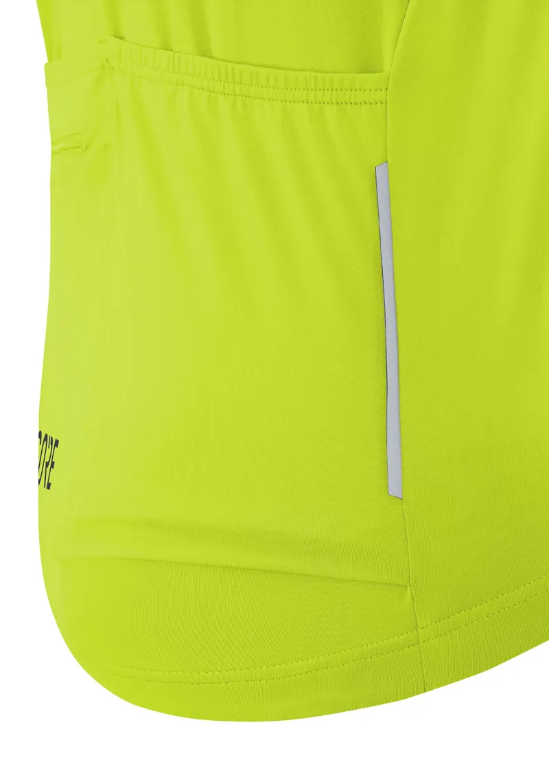 Gore C5 SS Jersey Citrus Green/White-3