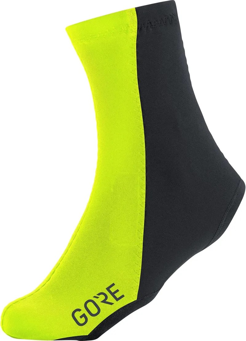 Gore C3 Partial Windstopper Overshoes Neon Yellow/Black