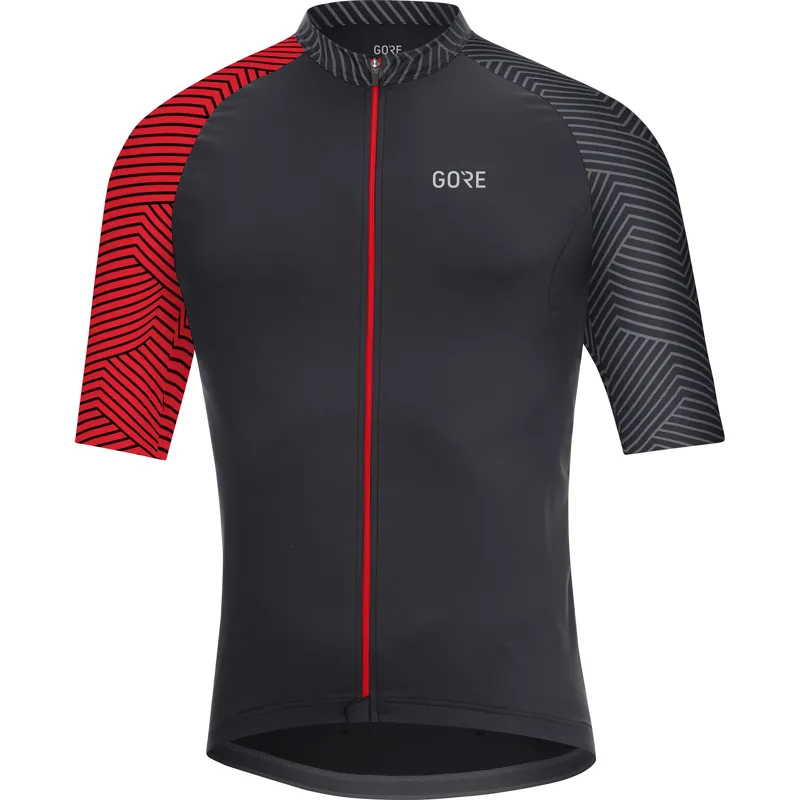 Gore C5 SS Jersey Black/Red