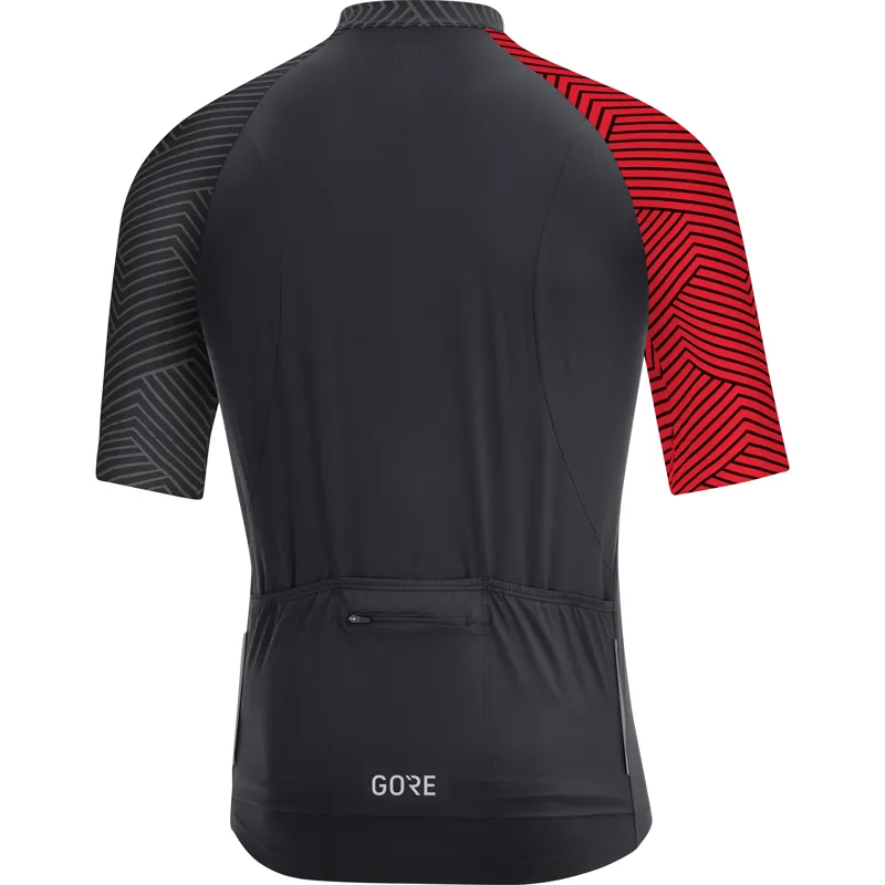 Gore C5 SS Jersey Black/Red-1