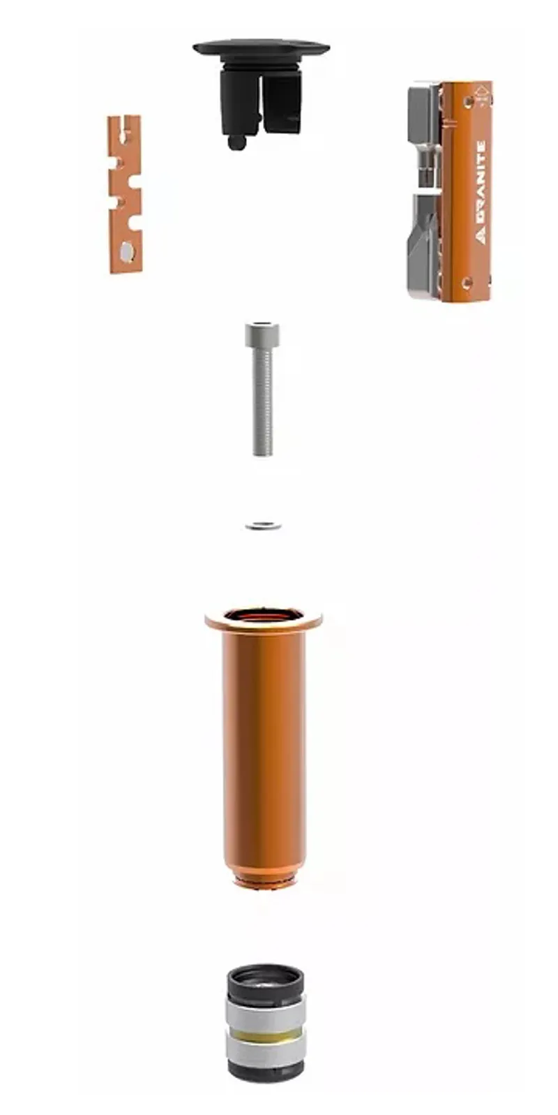 Granite Stash RCX Tool Kit With Compression Plug Orange-2