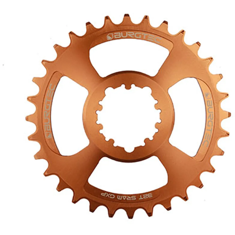 Image of Burgtec ThickThin GXP 6mm Offset Chainring Bronze
