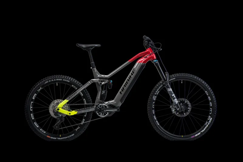 Haibike Nduro 7 Electric Mountain Bike 2023 Gloss/Grey/Red/Lime/Black