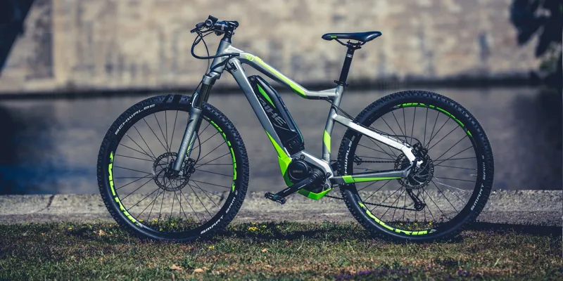 Haibike SDURO HardSeven 4.0 Electric Bike 2017 Silver/Green-2