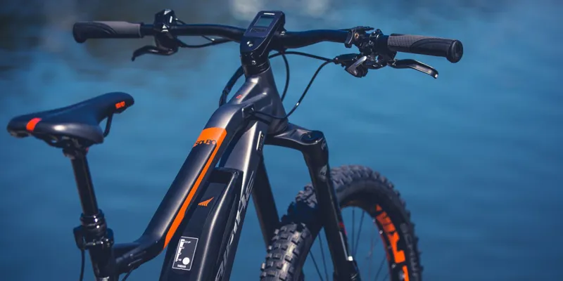 Haibike SDURO AllMtn 8.0 27.5 Plus Electric Bike 2017 Titan/Orange-1