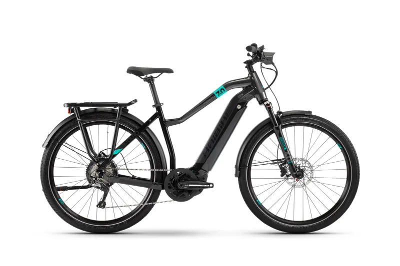 Haibike SDuro Trekking 7.0 Wmns Electric Bike 2020 BLACK/TURQUOISE