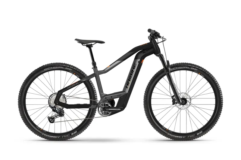 Haibike Hardnine 10 Electric Mountain Bike 2022 Titan/Black/Lava 