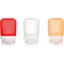 Humangear GoToob+ 3-Pack 53ml Bottles Clear/Red/Orange