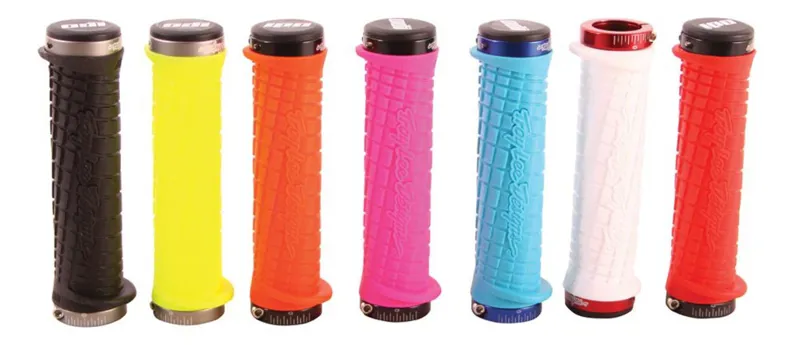 ODI Troy Lee Designs Lock-On MTB Handlebar Grips 130mm Black/Grey-2