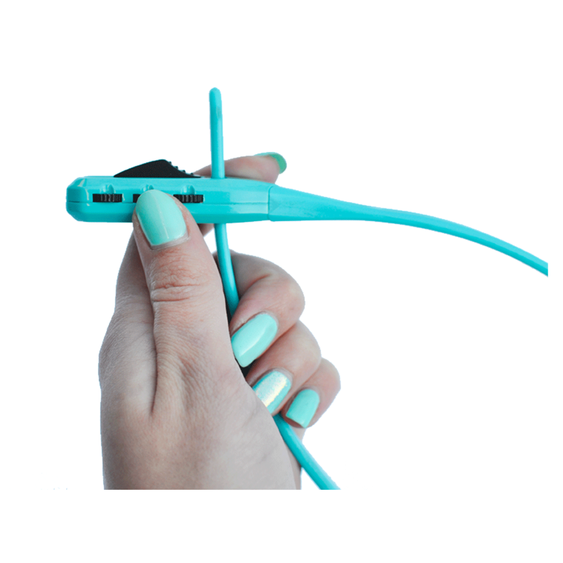 Hiplok Z-Lok Combo Armoured Reuseable Lock Cyan 40cm-2