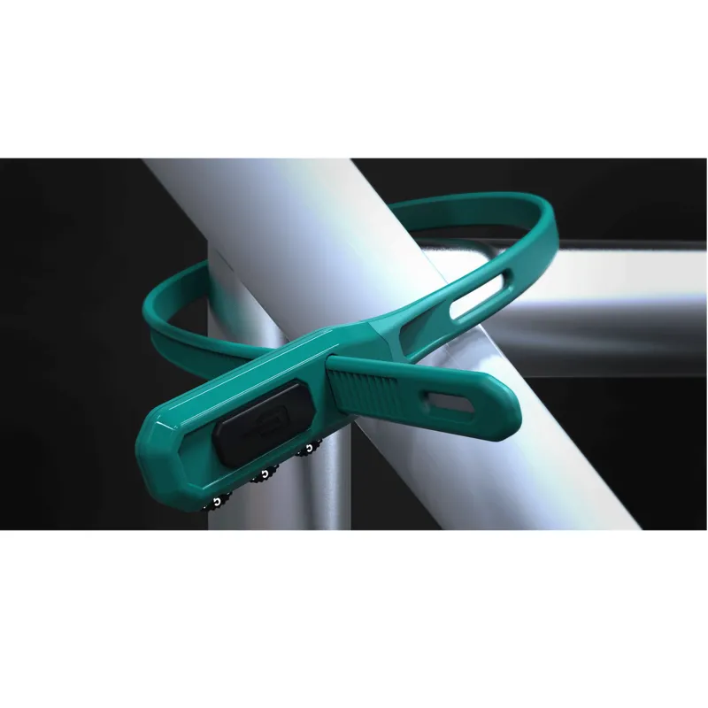 Hiplok Z-Lok Combo Armoured Reuseable Lock Cyan 40cm-3