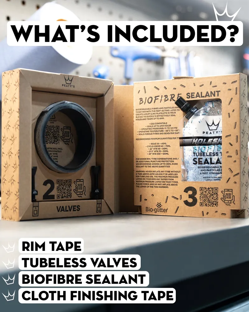 Peatys Holeshot Tubeless Conversion Kit -1