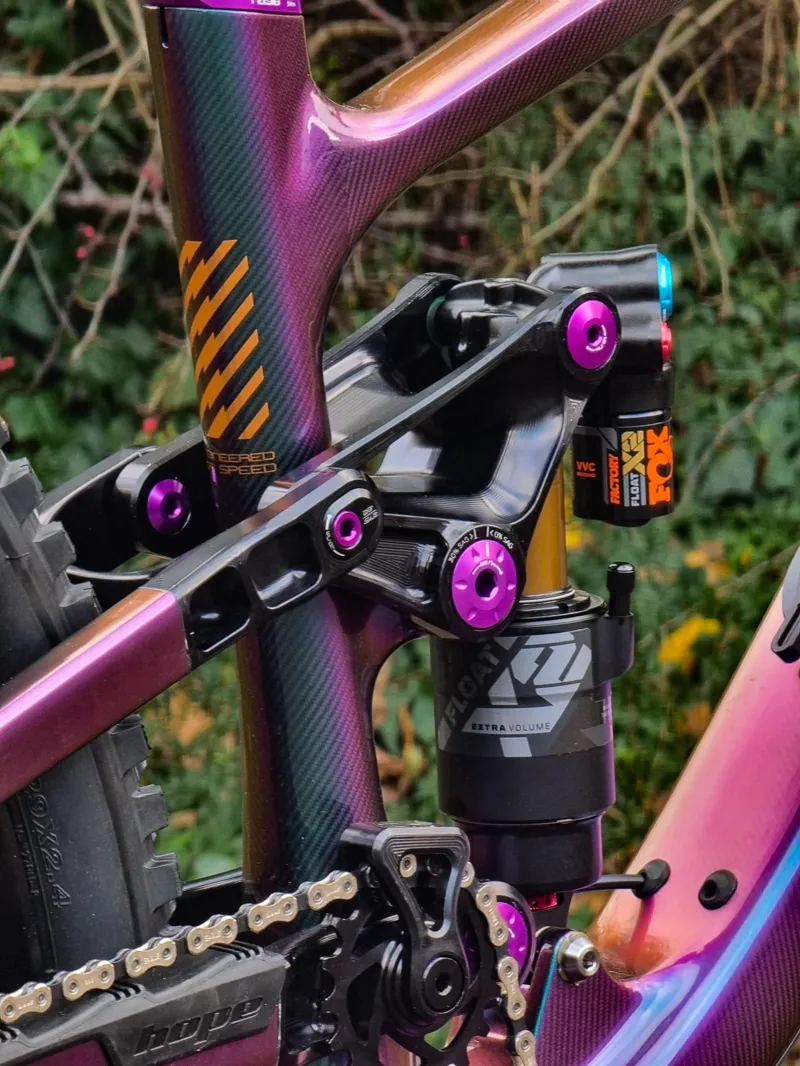 Hope HB916 XX1 29er Fox Custom H3 Mountain Bike 2023 Chameleon Purple-2