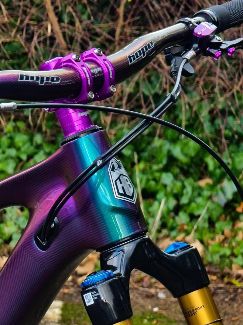Hope HB916 XX1 29er Fox Custom H3 Mountain Bike 2023 Chameleon Purple-3
