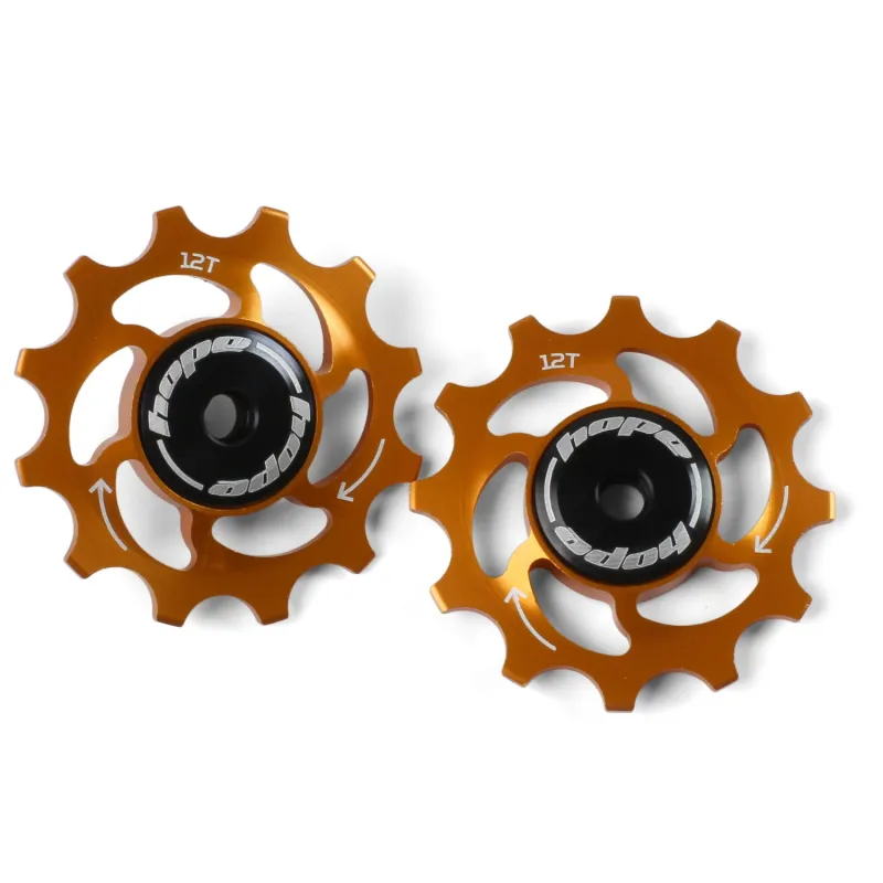 Hope Jockey Wheels Pair 12T Orange