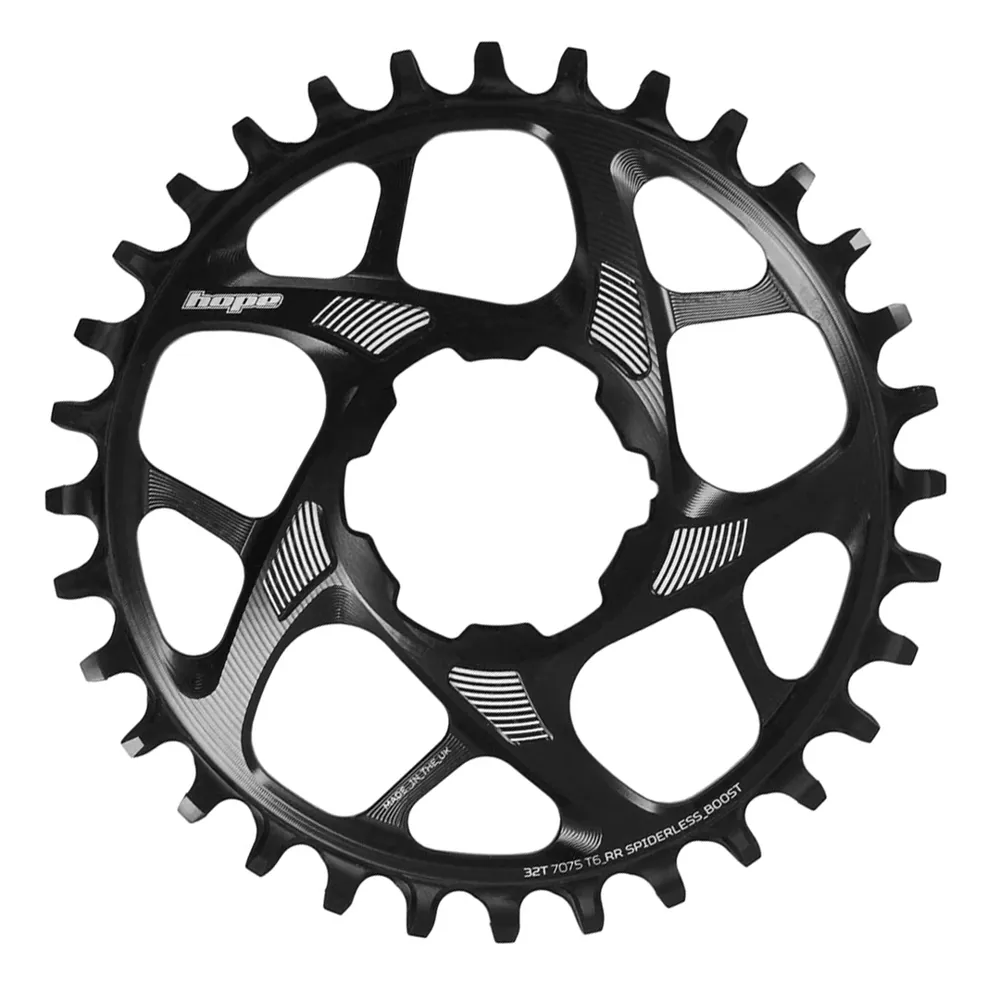Hope Hope R22 Spiderless Boost Chainring 34T Black