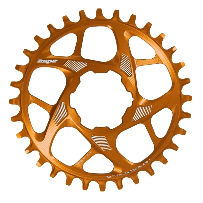 Hope R22 Spiderless Boost Chainring Orange