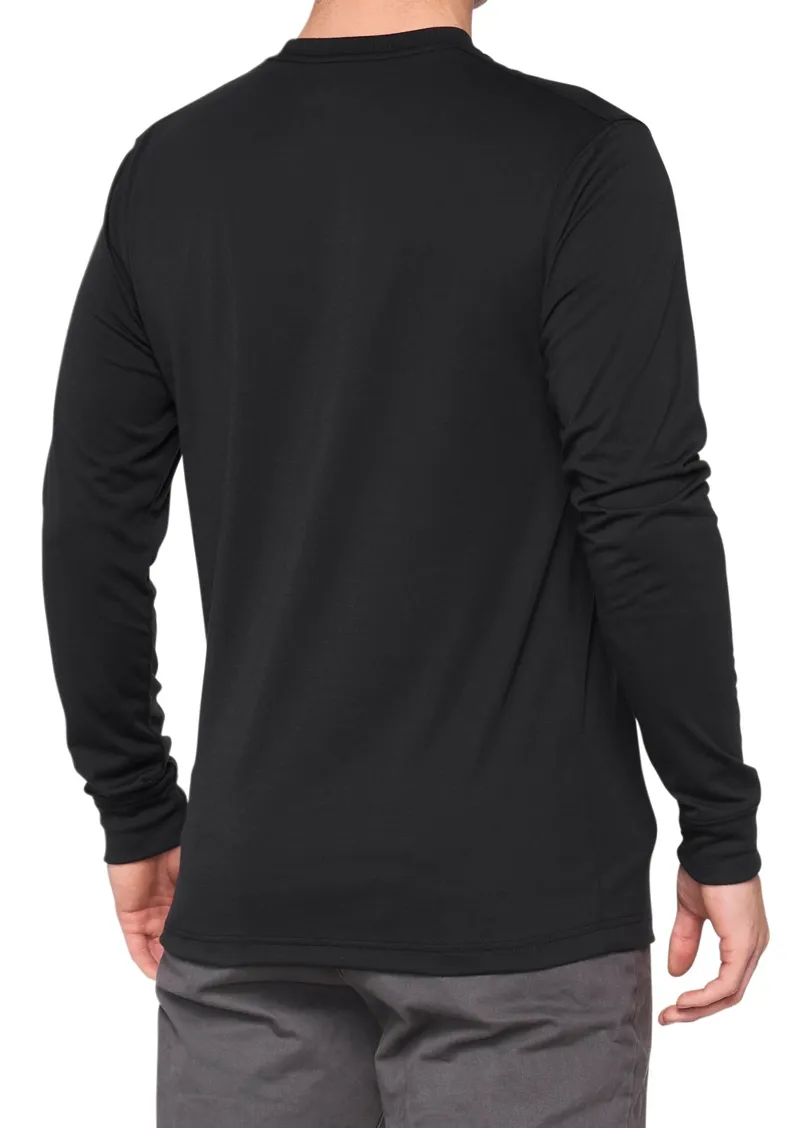 100 Percent Thorunn Tech LS MTB Jersey Black-1