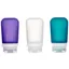 Humangear GoToob+ 3-Pack 74ml Bottles Clear/Purple/Turquoise