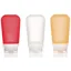 Humangear GoToob+ 3-Pack 100ml Bottles Clear/Red/Orange