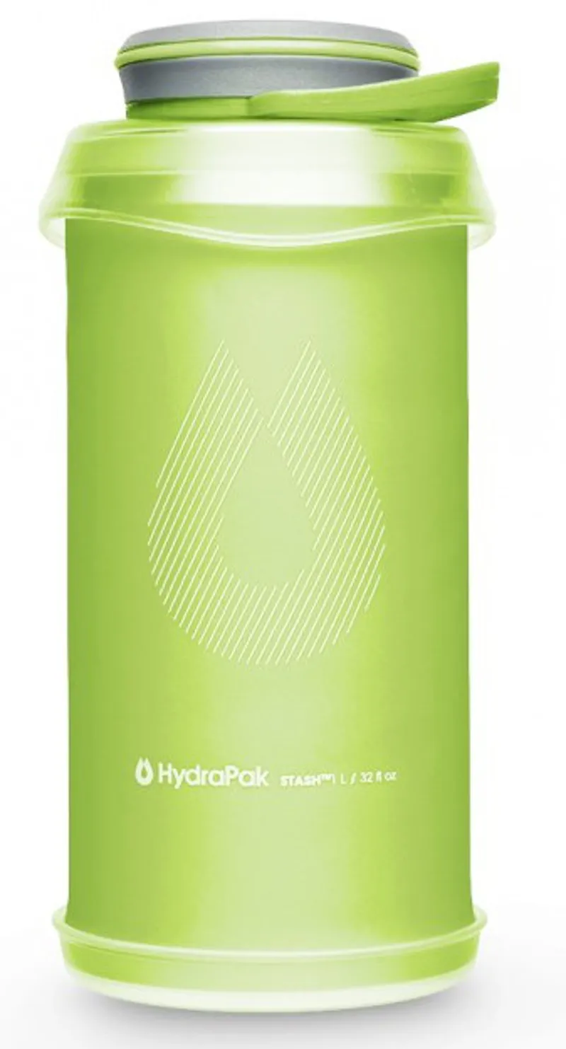 Hydrapak Stash Collapsible Bottle 1L Green