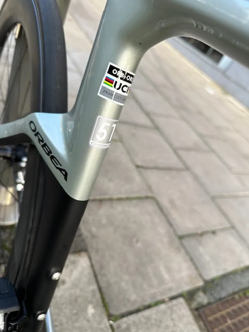 Ex Demo Orbea Orca Aero M11 eLtd 51cm Road Bike 2022 White/Black-1