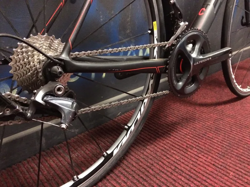 2nd Hand Cube Agree GTC SL Compact Road Bike 2015 S Black/Red-1