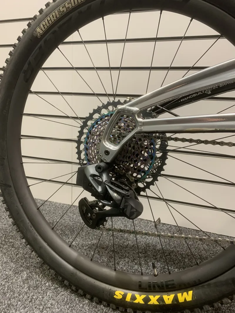 2nd Hand Orange Stage 6 Large Mountain Bike 2021 Chrome/Silver-3