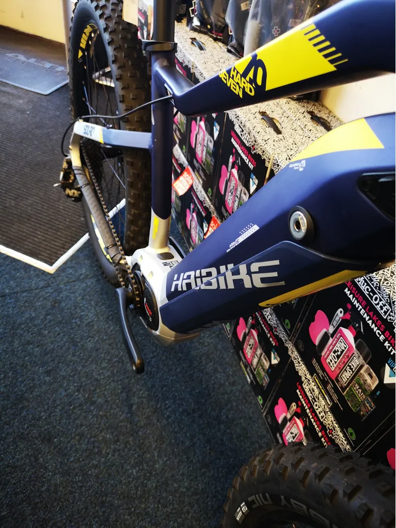 Ex Display Haibike SDURO HardSeven 7.0 29er Electric Bike Blue 44cm-1