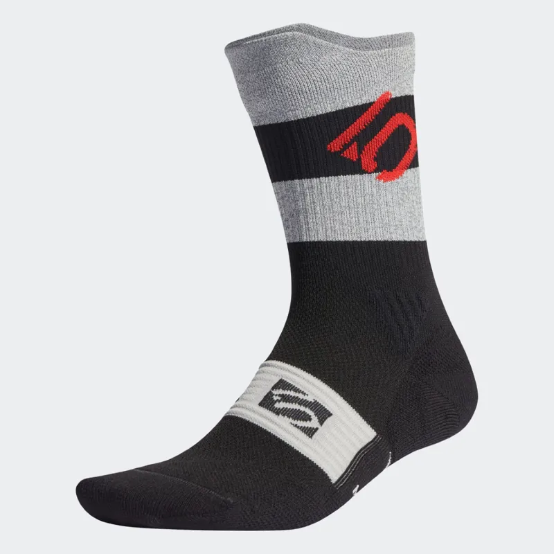 Five Ten Crew Socks Black/Grey/Silver