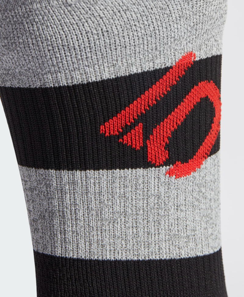 Five Ten Crew Socks Black/Grey/Silver-1