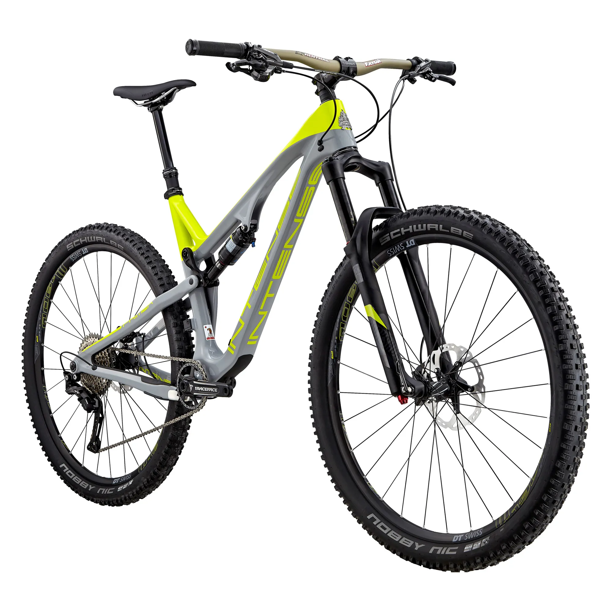 Intense Primer Expert 29er Mountain Bike 2017 Lime/Grey