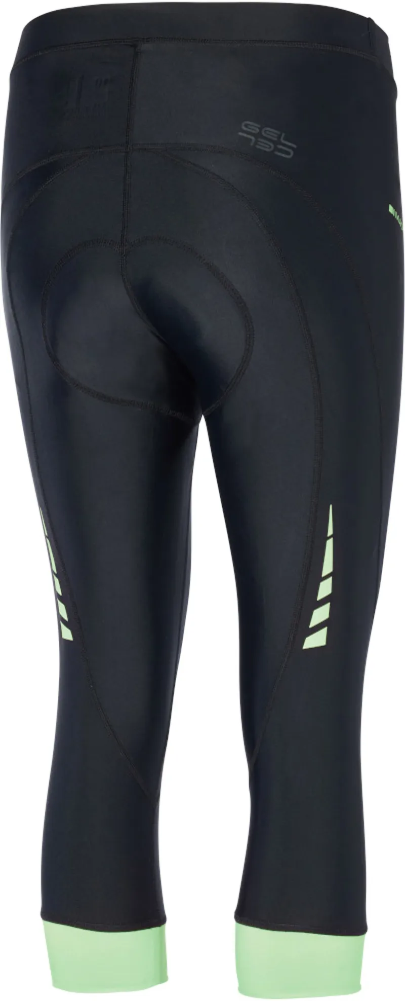 Madison Keirin Womens 3/4 Shorts Black/Sea Spray Blue-1