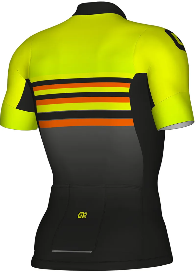 Ale Formula 1.0 Stripe SS Jersey Yellow/Black-1