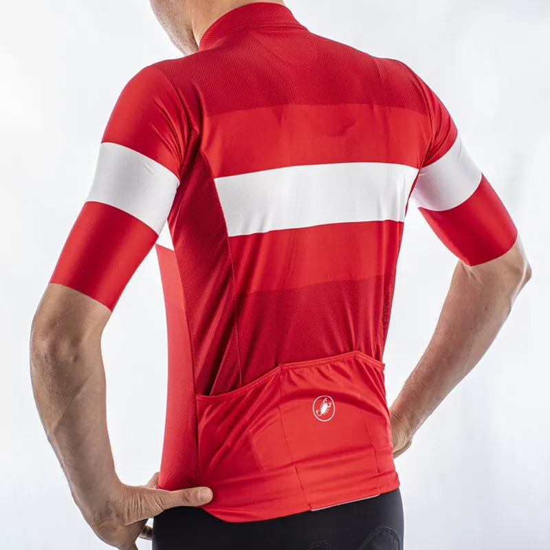 Castelli LaMitica SS Road Jersey Red-3