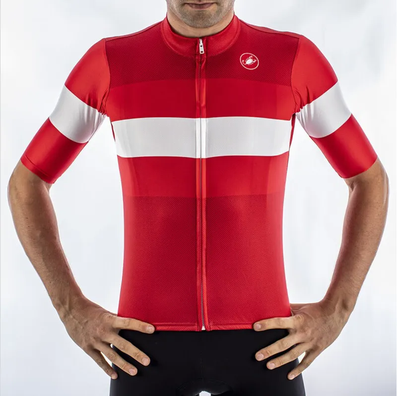 Castelli LaMitica SS Road Jersey Red-2