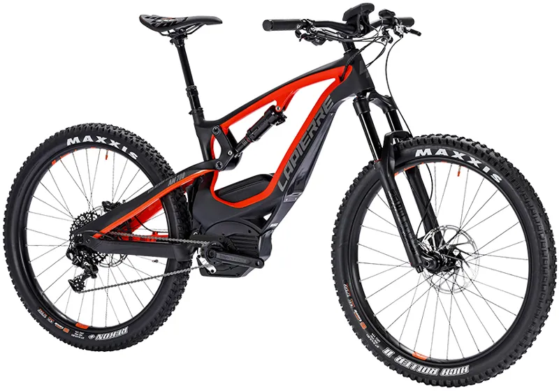 Lapierre Overvolt AM 700 27.5 Plus Carbon Electric Bike 2018 Black/Red-1