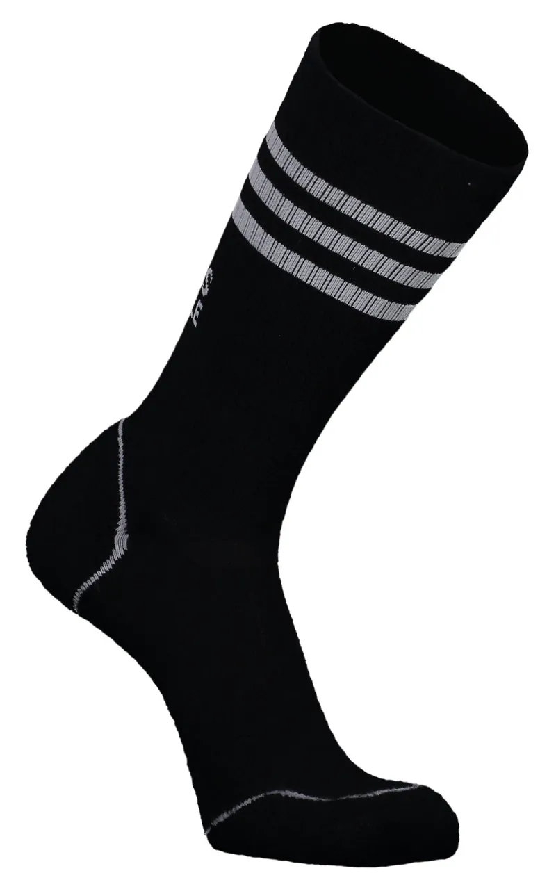 Mons Royale Signature Crew Socks Black/Grey