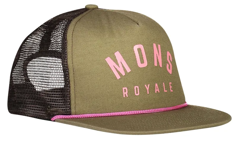 Mons Royale The ACL Trucker Cap Khaki Rose