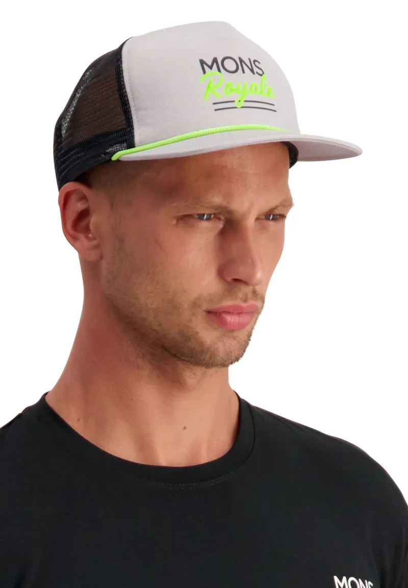 Mons Royale The ACL Trucker Cap Black/Grey-2
