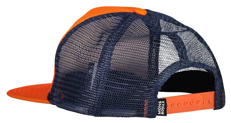 Mons Royale The ACL Trucker Cap Atlantic/Orange Smash-1