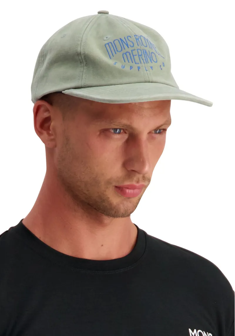Mons Royale The Birkby 2.0 5 Panel Cap Olive-2