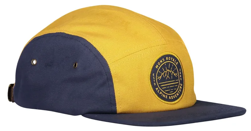 Mons Royale Beattie 5 Panel Cap 9 Iron/Gold