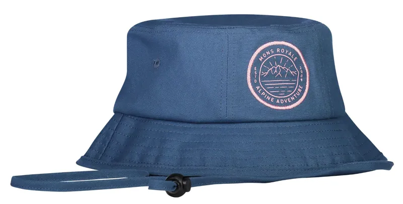 Mons Royale Beattie Bucket Hat Denim